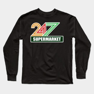 24 7 SuperMarket Long Sleeve T-Shirt